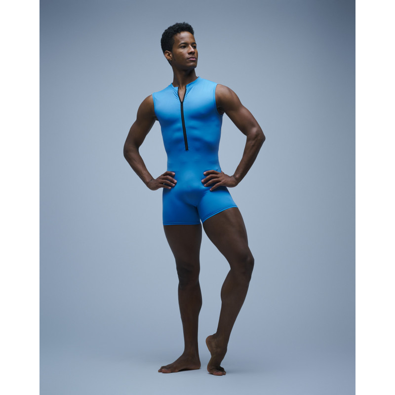 新品★ VEST SET BARE TOP ROMPERS Mens Zip Front Sleeveless SingletPro Tutu Studio